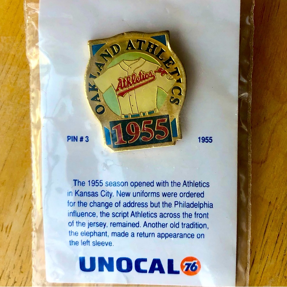 Vintage Pin - Oakland A’s 1955